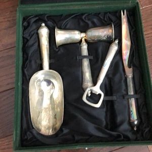 🍸🍸🍸Towle Sterling Silver Vintage Bar Set🍸🍸🍸